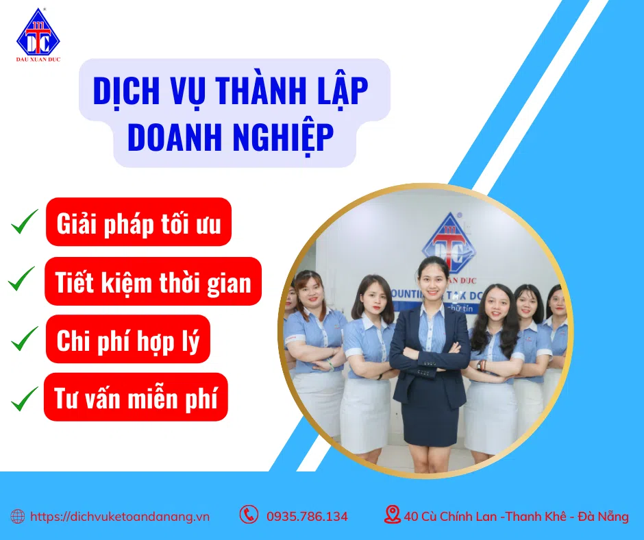 Dịch vụ thành lập doanh nghiệp trọn gói