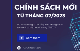 5 chính sách mới có hiệu lực từ tháng 7/2023