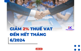 Giảm thuế VAT 2% đến hết tháng 6/2023