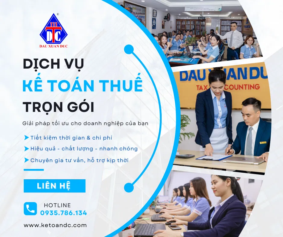 DỊCH VỤ KẾ TOÁN THUẾ TRỌN GÓI