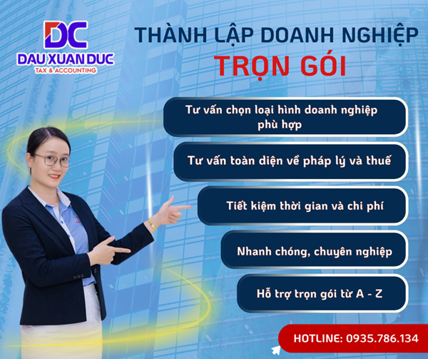 DỊCH VỤ THÀNH LẬP DOANH NGHIỆP TRỌN GÓI TẠI ĐÀ NẴNG