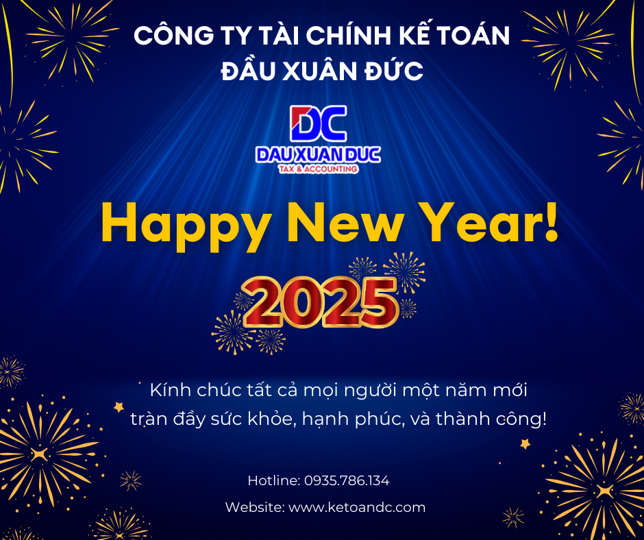 Chúc mừng năm mới 2025