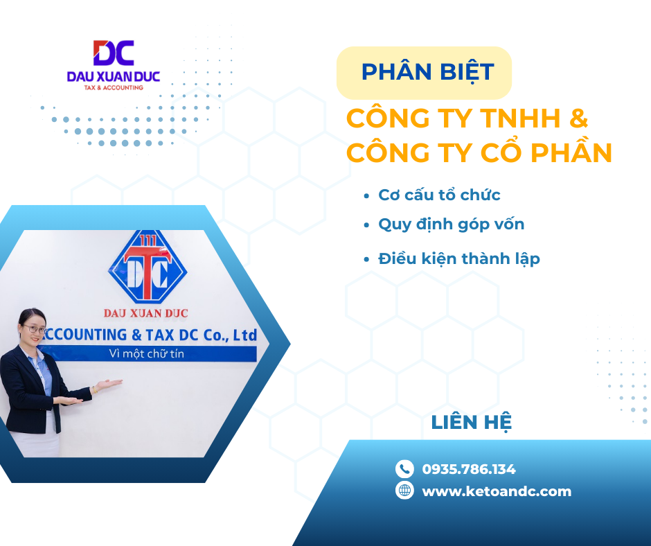 Phân biệt công ty TNHH và công ty cổ phần