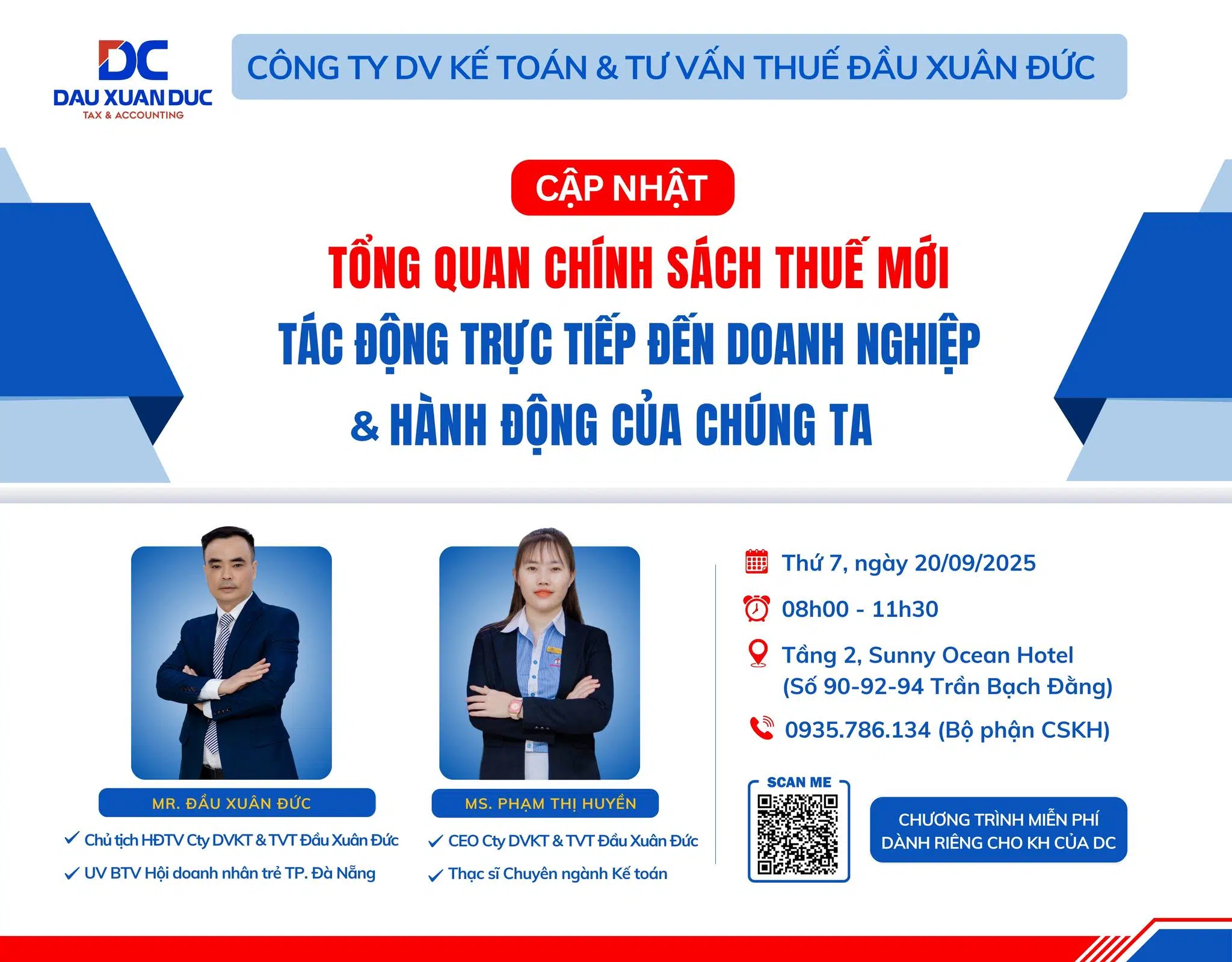 CẬP NHẬT TỔNG QUAN CHÍNH SÁCH THUẾ MỚI TÁC ĐỘNG TRỰC TIẾP ĐẾN DN & HÀNH ĐỘNG CỦA CHÚNG TA